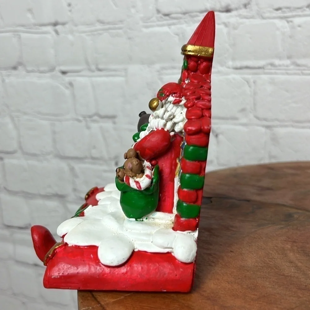 RARE Pair of VIntage Christmas Stocking Holders
